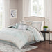 Bennett - California King Comforter (Set of 7) - Aqua - Simple Home Plus