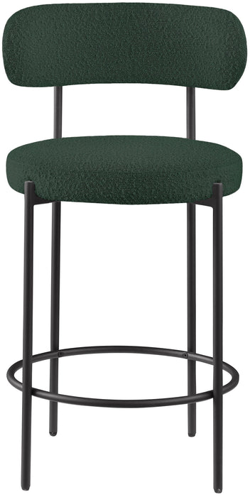 Beacon - Boucle Fabric Stool (Set of 2) - Simple Home Plus