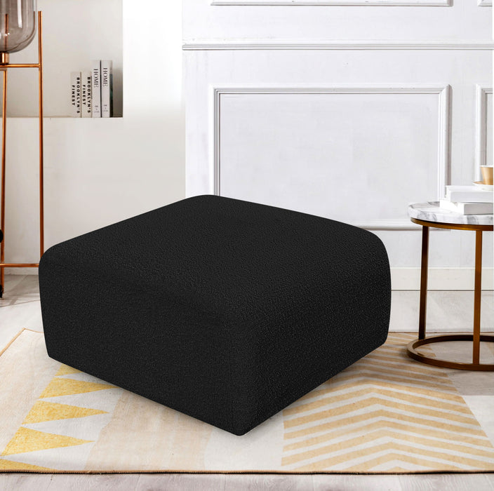 Arc - Boucle Fabric Ottoman - Simple Home Plus