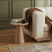 Cassino - Concrete Indoor/Outdoor End Table - Travertine - Simple Home Plus