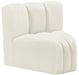 Arc - Velvet Curved Corner Chair - Simple Home Plus