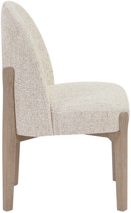 Torino - Upholstered Dining Chair With Brushed Natural Base (Set of 2) - Simple Home Plus