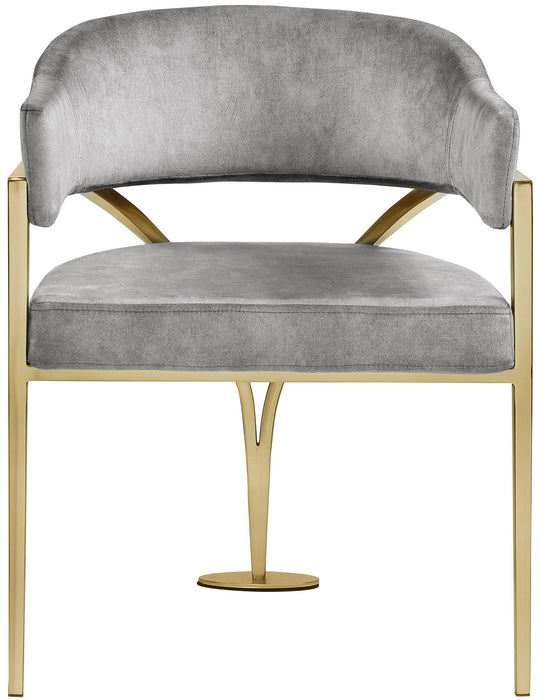 Madelyn - Dining Chair (Set of 2) - Brushed Brass - Simple Home Plus