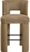 Zuno - Velvet Performance Fabric Upholstered Bar Stool (Set of 2) - Simple Home Plus