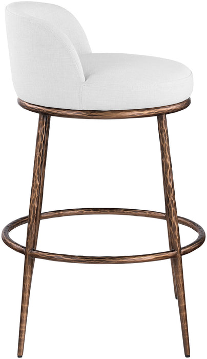 Ferro - Performance Fabric Upholstered Bar Stool - Antique Bronze - Simple Home Plus