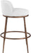 Ferro - Performance Fabric Upholstered Bar Stool - Antique Bronze - Simple Home Plus