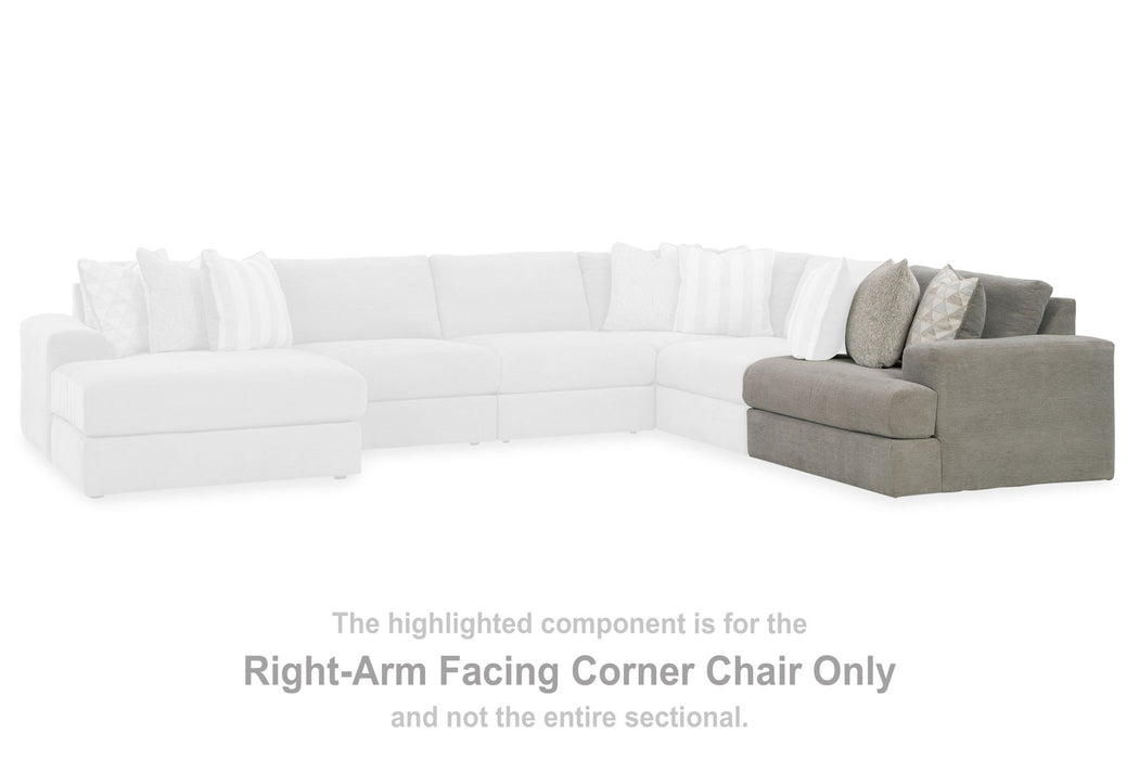 Avaliyah - Raf Corner Chair - Ash - Simple Home Plus