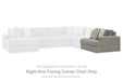 Avaliyah - Raf Corner Chair - Ash - Simple Home Plus