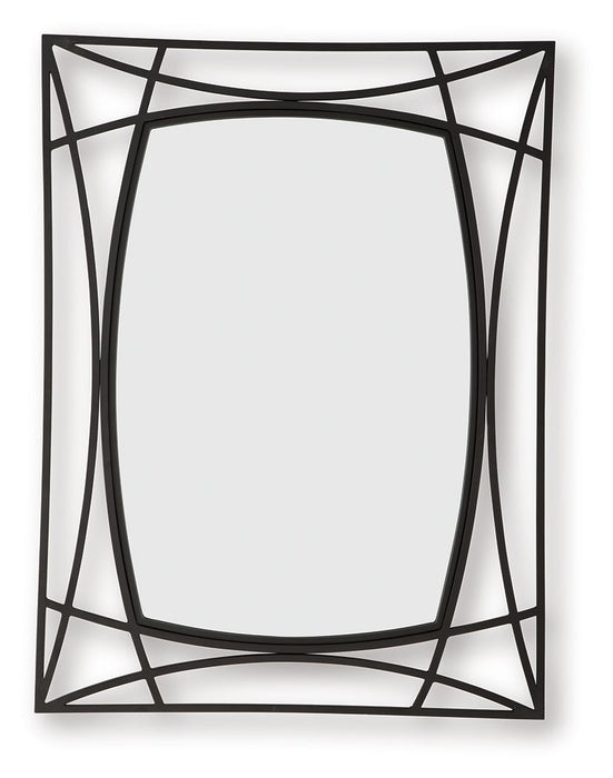 Freenville - Black - Accent Mirror - Simple Home Plus