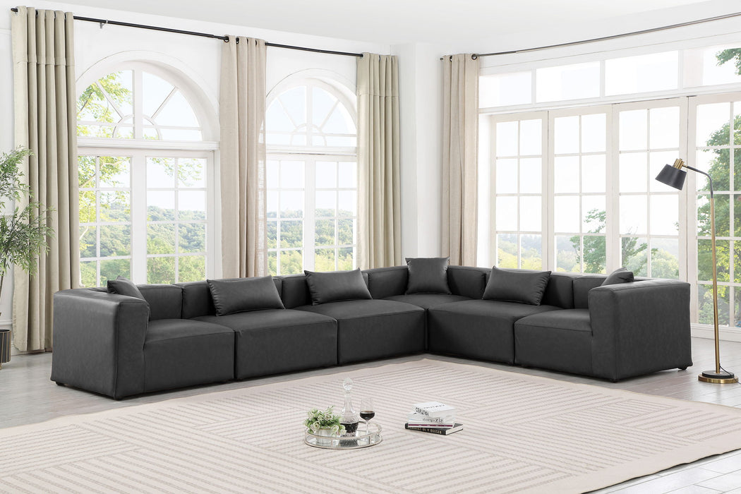 Cube - 6 Piece Modular Corner Sectional - Simple Home Plus