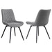 Diggs - Upholstered Swivel Dining Side Chair (Set of 2) - Gray - Simple Home Plus