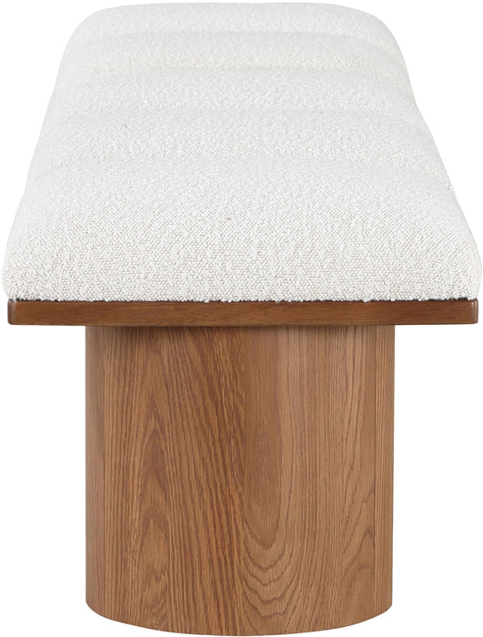 Pavilion - 5 Piece Modular Bench With Walnut Base - Simple Home Plus
