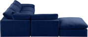 Comfy - 6 Piece Velvet Modular Sectional - Simple Home Plus