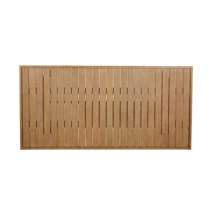 Cypress - Outdoor Patio Dining Table - Blonde Eucalyptus - Simple Home Plus