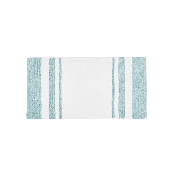 Spa - 24" x 72" Reversible Bath Rug - Aqua - Simple Home Plus