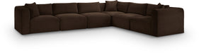 Shaggy - 6 Piece Modular Corner Sectional - Simple Home Plus