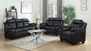 Finley - Upholstered Padded Arm Tufted Sofa Set - Simple Home Plus