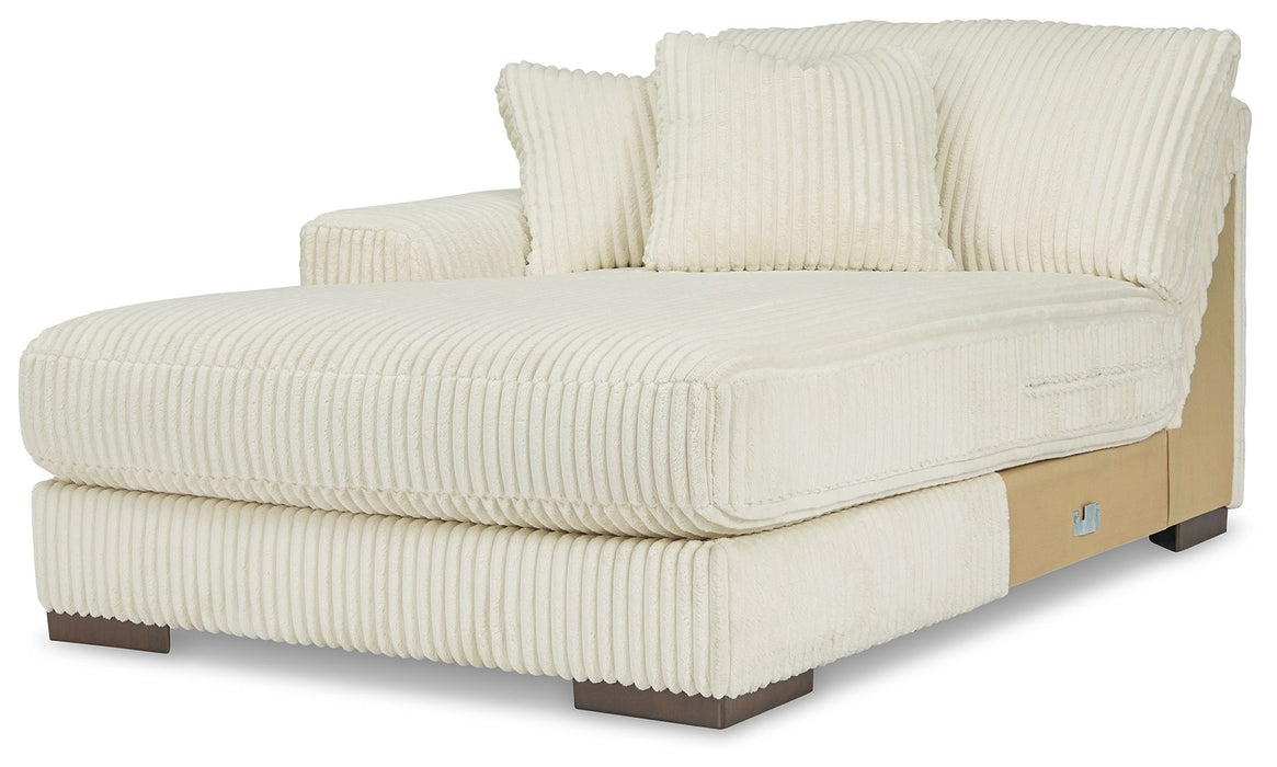 Lindyn - LAF Corner Chaise - Ivory - Simple Home Plus