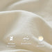 Blend Jersey Knit - 3 Piece Twin Long All Season Sheet Set - Cream - Simple Home Plus