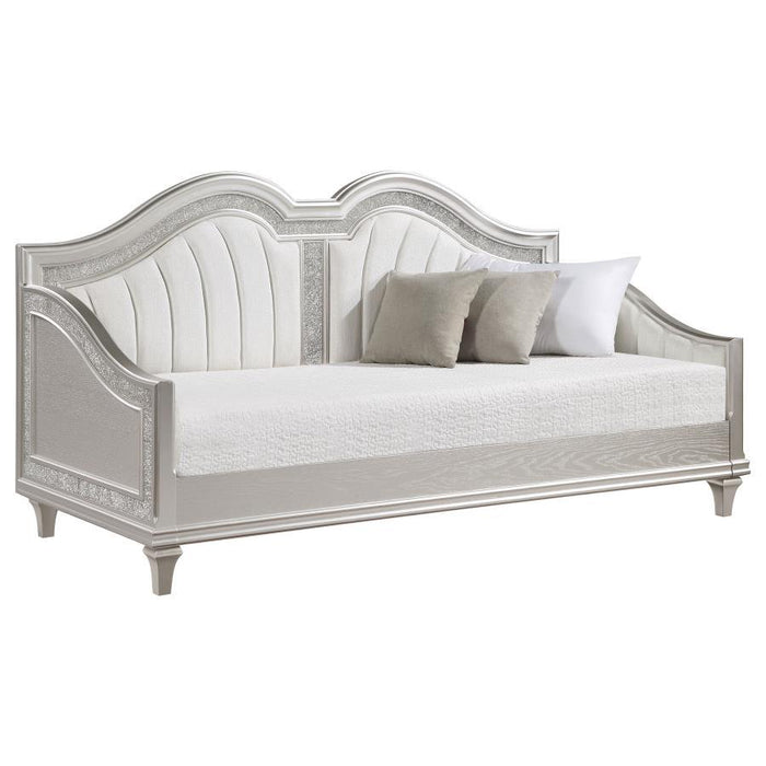 Evangeline - Upholstered Twin Daybed - Silver Oak - Simple Home Plus