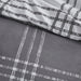 Pike - Plaid Reversible Comforter Set - White / Gray - Simple Home Plus