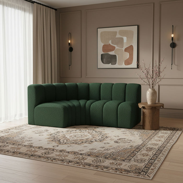 Arc - Boucle Fabric 3 Piece Sofa - Simple Home Plus