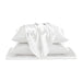Satin - 4 Piece Twin Luxury Sheet Set - White - Simple Home Plus