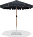 Amalfi - Aluminum Patio Umbrella - White Base / Light Brown Pole - Simple Home Plus