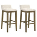 Annikah - Modern Transitional Wood Bar Height Kitchen Bar Stool - Simple Home Plus