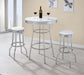 Retro - 3 Pieces Round 1950s Bistro Pub Bar Table Set - Simple Home Plus