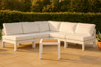 Nizuc - Outdoor Patio 5 Piece Modular Sectional With White Frame - Simple Home Plus