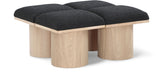 Pavilion - 4 Piece Modular Bench With Natural Base - Simple Home Plus