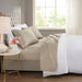 600 Thread Count - Cooling Cotton Blend 4 Piece Sheet Set - Khaki - Simple Home Plus