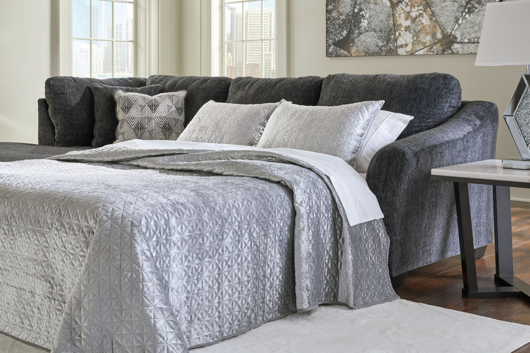 Biddeford - Raf Full Sofa Sleeper - Shadow - Simple Home Plus