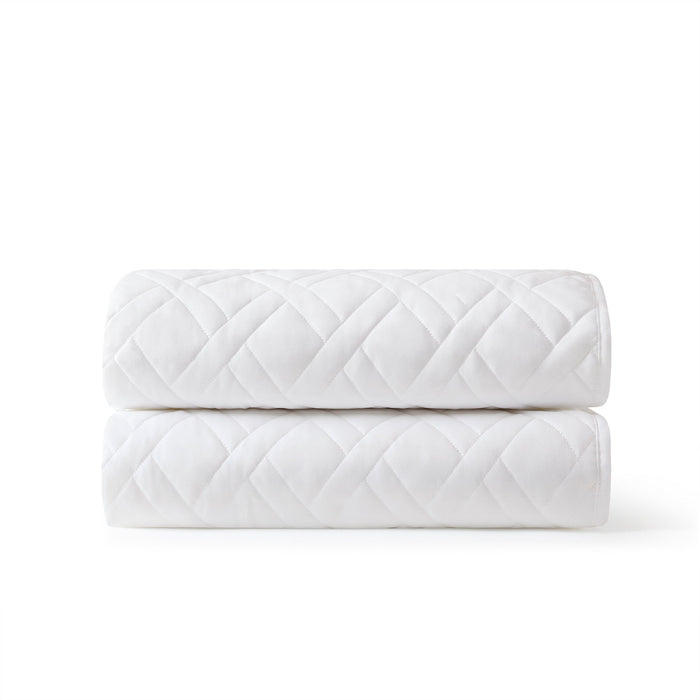 Plain Weave - Premium Coverlet - White - Simple Home Plus