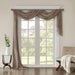 Harper - 144" Solid Crushed Scarf Sheer - Taupe - Simple Home Plus