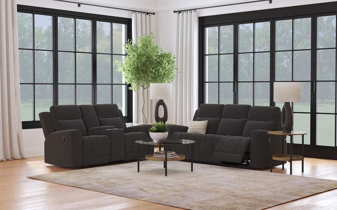 Brentwood - Upholstered Reclining Sofa Set - Simple Home Plus