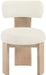 Atelier - Vegan Leather Upholstered Dining Chair (Set of 2) - Painted Natural Frame - Simple Home Plus
