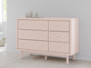 Wistenpine - Blush - Six Drawer Dresser - Simple Home Plus
