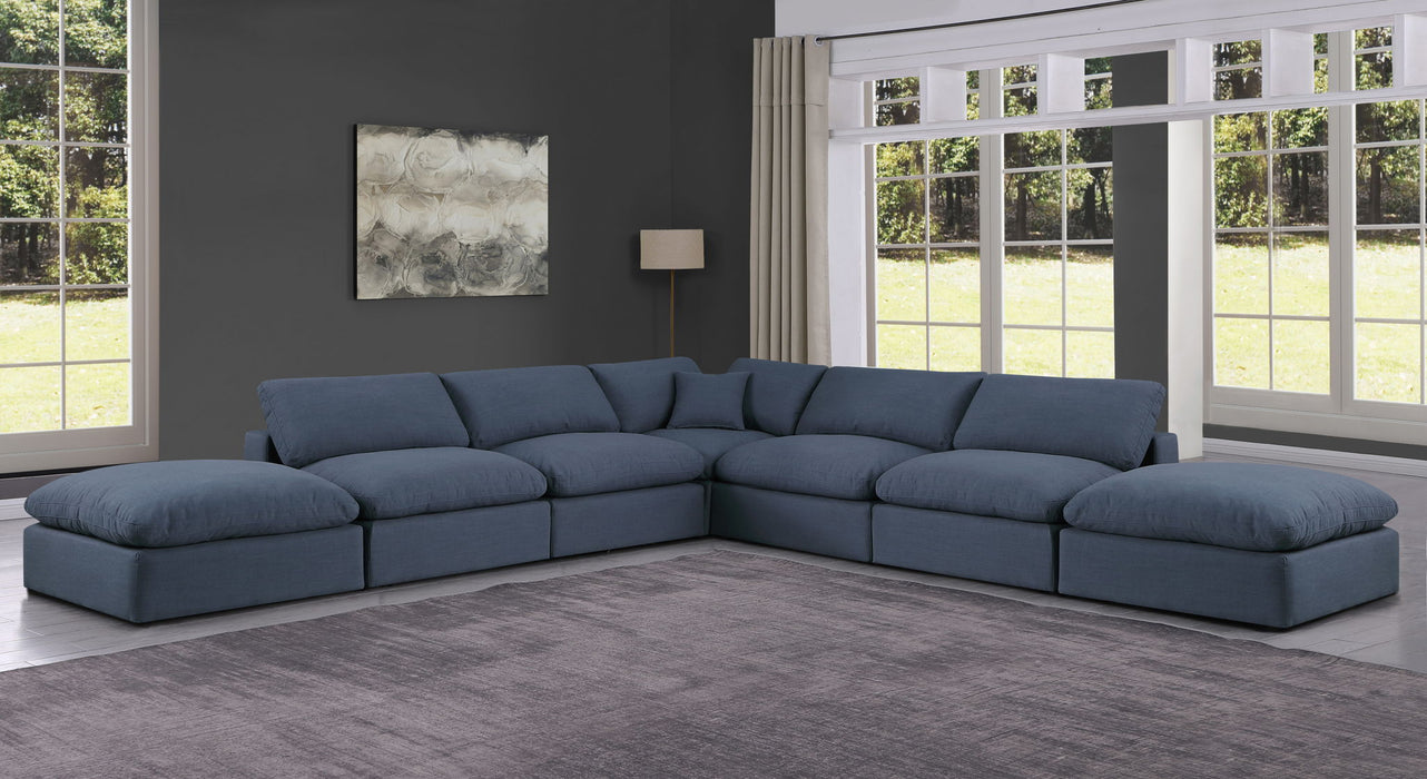 Comfy - 7 Piece Linen Modular Corner Sectional - Simple Home Plus