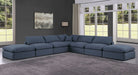 Comfy - 7 Piece Linen Modular Corner Sectional - Simple Home Plus