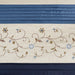 Serene - Embroidered Floral Shower Curtain - Navy - Simple Home Plus