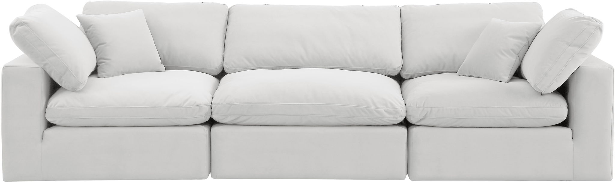 Comfy - Velvet Modular Sofa 3 Seats - Simple Home Plus