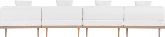 Laguna - 4 Piece 142" Upholstered Outdoor Patio Modular Armless Sofa - Simple Home Plus