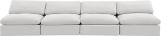 Comfy - Velvet Modular Armless Sofa 4 Seats - Simple Home Plus