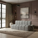 Arc - Boucle Fabric 2 Seats Modular Sofa - Simple Home Plus