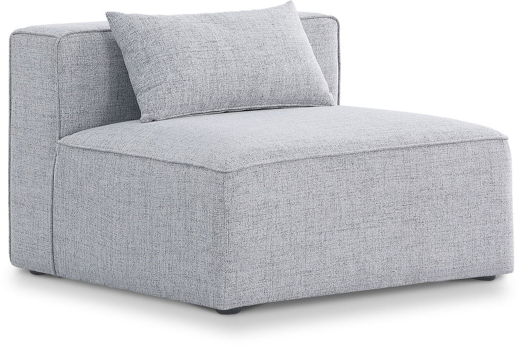 Cube - Linen Armless Chair - Simple Home Plus