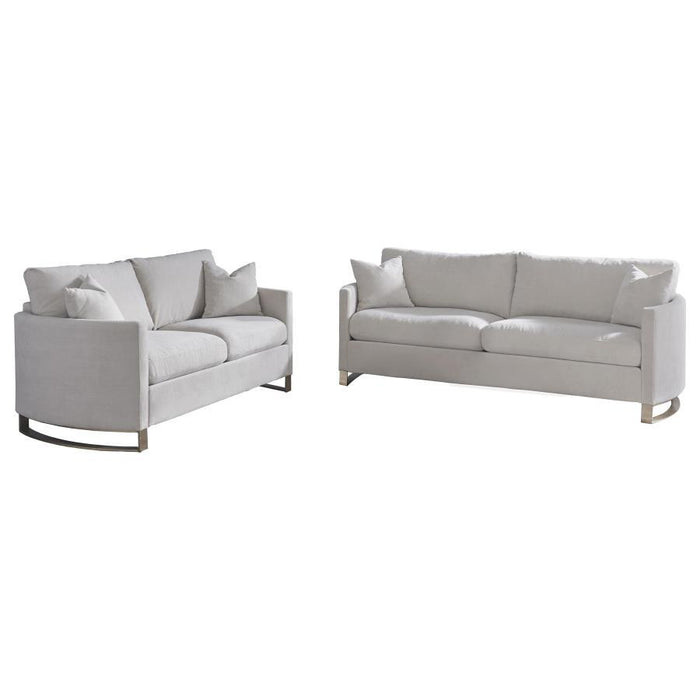 Corliss - Upholstered Arched Arm Sofa Set - Simple Home Plus
