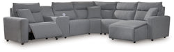 ModMax II - Salt And Pepper - Reclining Sectional - Simple Home Plus