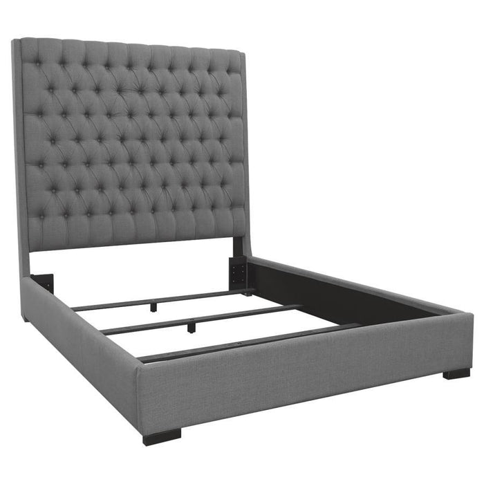 Camille - Upholstered Panel Bed - Simple Home Plus